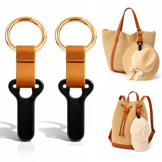 The Maitre Detatche Hat Clip - 2 Pack Pu Leather